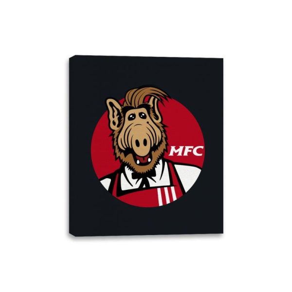 Melmac Fried Cat - Canvas Wraps For Cheap