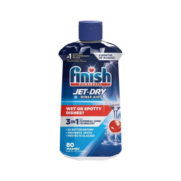 Finish Jet-Dry Rinse Aid 8.45oz Bottle on Sale