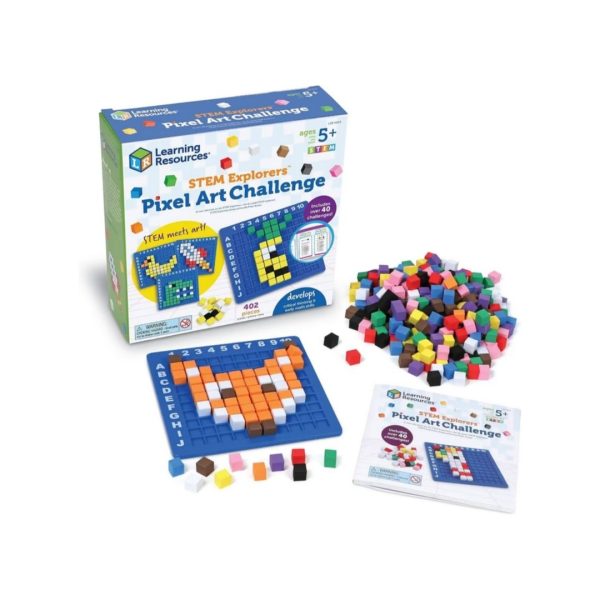402-Piece Learning Resources STEM Pixel Art Challenge on Sale