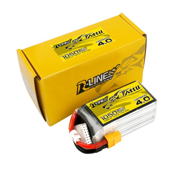 R-Line Version 4.0 6S 1050mAh 130C LiPo Battery with XT60 Connector Cheap - Image 2