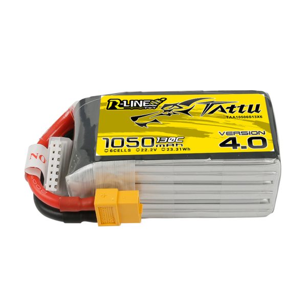R-Line Version 4.0 6S 1050mAh 130C LiPo Battery with XT60 Connector Cheap - Image 3