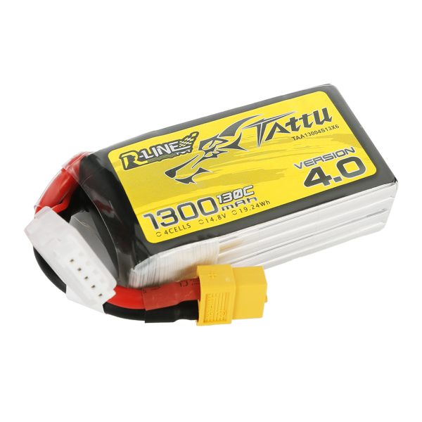 R-Line Version 4.0 4S 1300mAh 130C LiPo Battery with XT60 Connector Online Hot Sale - Image 4